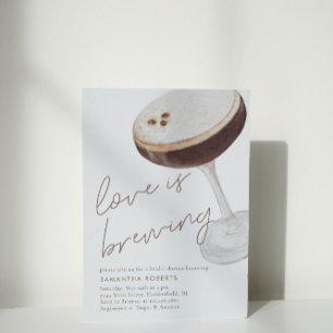 Convites Chá de panela Espresso Martini