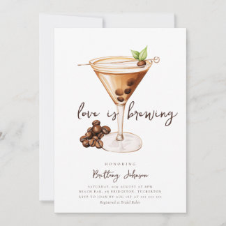 Convites Chá de panela Espresso Martini