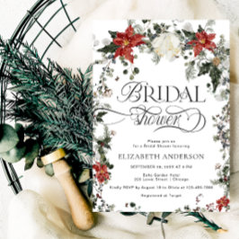 Convites Chá de panela Evergreen Elegante de inverno