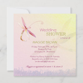 Convites Chá de panela Exclusivo do Tema Dragonfly