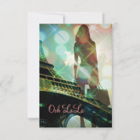Chá de panela fashionista de Paris Eiffel Tower