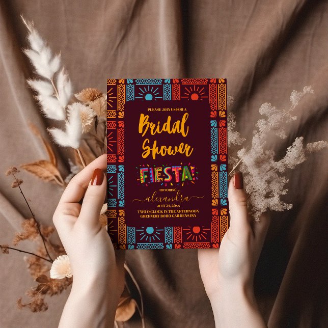 Convites Chá de panela Fiesta (Criador carregado)