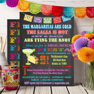 Convites Chá de panela Fiesta Mexicano