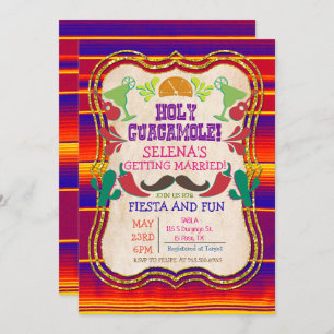 Convites Chá de panela Fiesta mexicano