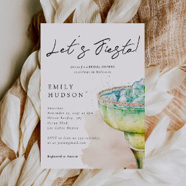 Convites Chá de panela Fiesta Tequila Watercolor