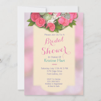 Convites Chá de panela floral