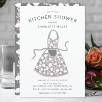 Chá de panela Floral Apron Kitchen