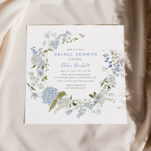 Chá de panela Floral Azul Delicado