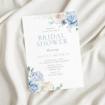 Chá de panela Floral Azul e Branco Botânico