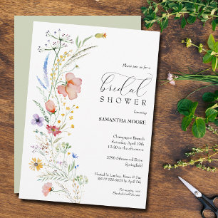 Convites Chá de panela Floral Chic