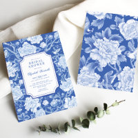 Chá de panela Floral Chic Delft Blue Chinoiserie