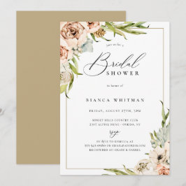 Convites Chá de panela Floral da Floresta Botânica