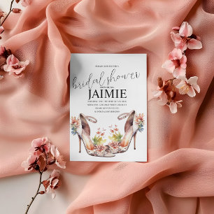 Convites Chá de panela Floral de Cabeçalhos de Casamento de