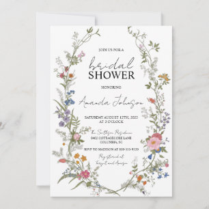 Convites Chá de panela Floral de Flor Floral Ditsy