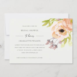 CONVITES CHÁ DE PANELA FLORAL DE PINCO BRANCO BRANCO