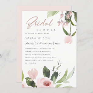 CONVITES CHÁ DE PANELA FLORAL DE PINCO BRANCO DE LAVAGEM SU