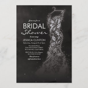 Convites Chá de panela Floral de Silver Weding Vintage