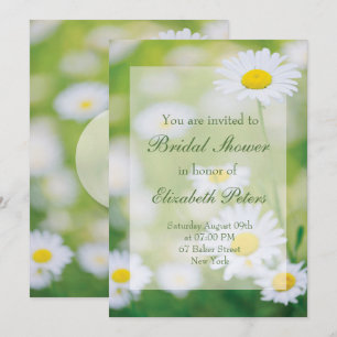 Convites Chá de panela Floral de Verão Daisy Daisies