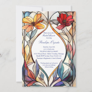 Convites Chá de panela Floral Elegante