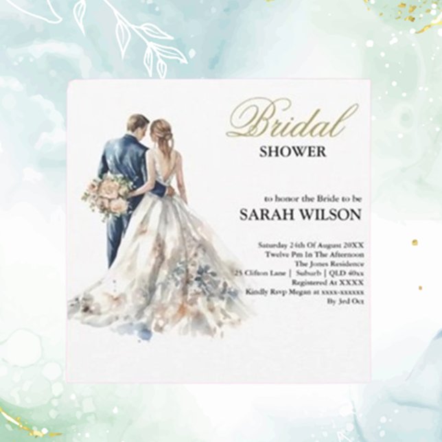 Convites Chá de panela Floral Elegante Blush (Celebrate love with our Elegant Blush Floral Bridal Shower Invitation. )