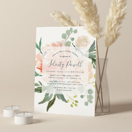 Convites Chá de panela Floral Midverão