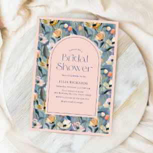 Convites Chá de panela Floral Pastel Vintage