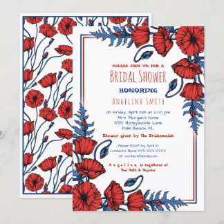 Convites Chá de panela Floral Personalizado