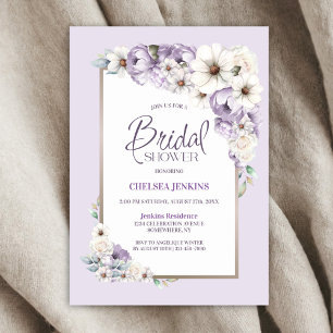 Convites Chá de panela Floral Puro