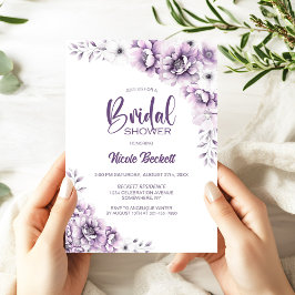 Convites Chá de panela Floral Rosa