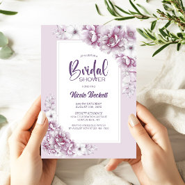 Convites Chá de panela Floral Rosa na moda