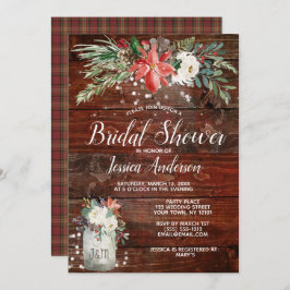 Convites Chá de panela Floral Russo das Luzes de Férias de 