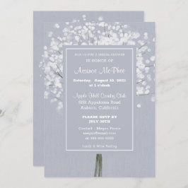 Convites Chá de panela Floral Simples