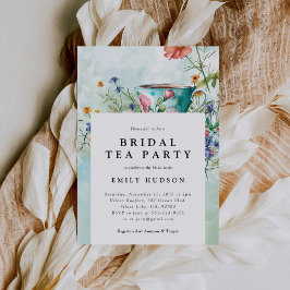 Convites Chá de panela Floral Tea Party