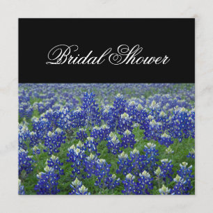 Convites Chá de panela Floral Texas Bluebonnets