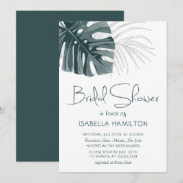 Convites Chá de panela Floral tropical