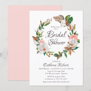 Convites Chá de panela Floral Verde Cor de Água do Orçam