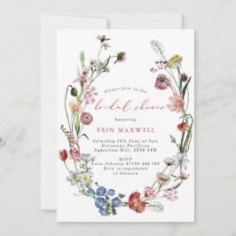 Convites Chá de panela Floral Wreath Holandês