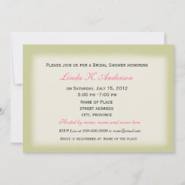 Convites Chá de panela, flores rosas, cor-de-rosa