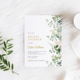 Convites Chá de panela Floresta Verde