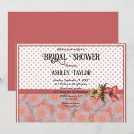 Convites Chá de panela Formal Rosa-Na moda Elegante