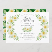 Chá de panela Fresco de Daisy Floral