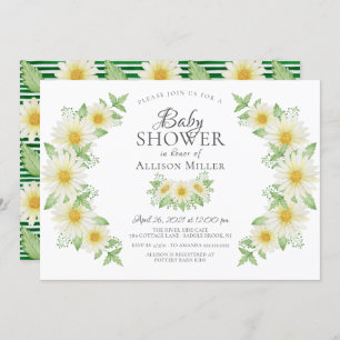 Convites Chá de panela Fresco de Daisy Floral