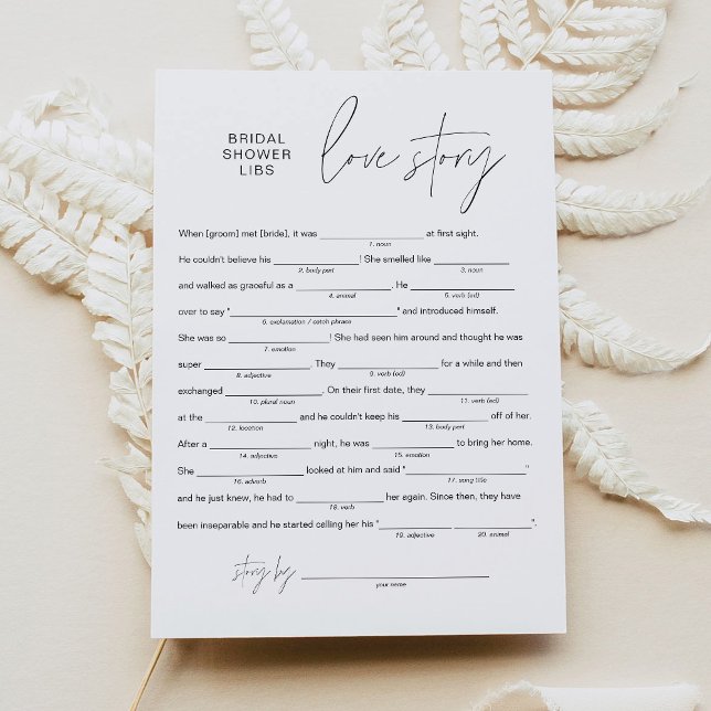 Convites Chá de panela HARLOW Libs, Preencha a placa de Vaz (Criador carregado)