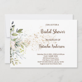 Convites Chá de panela Herbal e Greenery