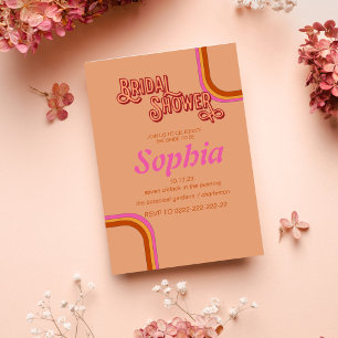 Convites CHÁ DE PANELA hippie RETRO