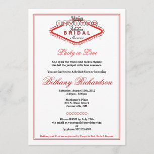 Convites Chá de panela Las Vegas