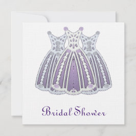 Convites Chá de panela Lilac e Rosa