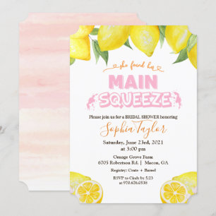 Convites Chá de panela Limon Main Squeeze
