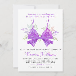 Convites Chá de panela lingerie