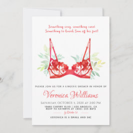 Convites Chá de panela lingerie